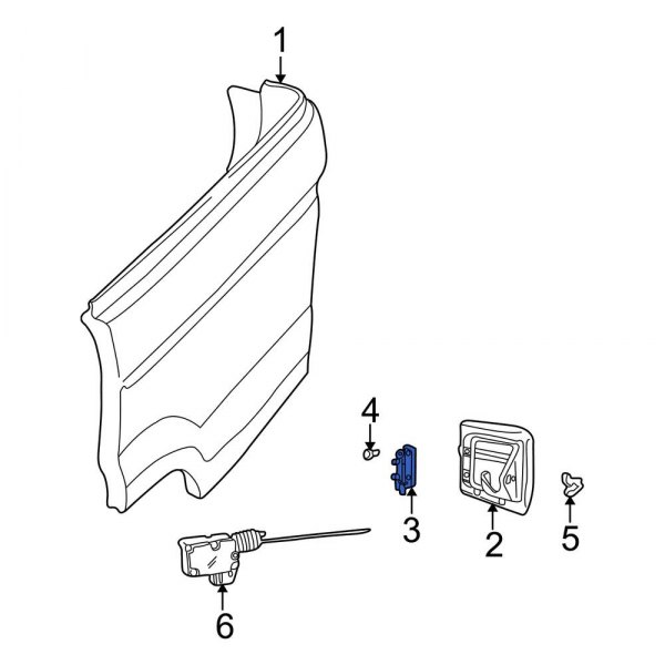 Fuel Door Hinge