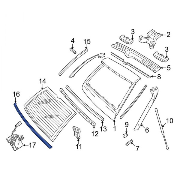 Liftgate Reveal Molding