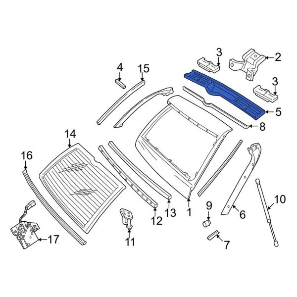 Liftgate Trim Cover