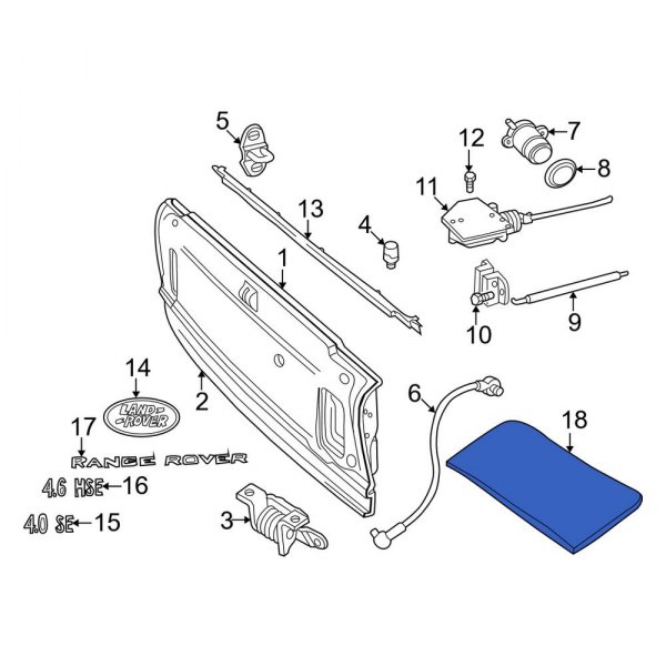 Tailgate Trim Cover