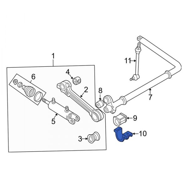 Suspension Stabilizer Bar Bracket