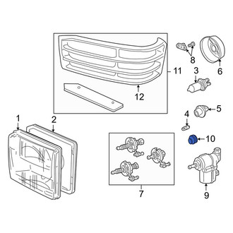 Land Rover OE - Headlight Motor Insulator