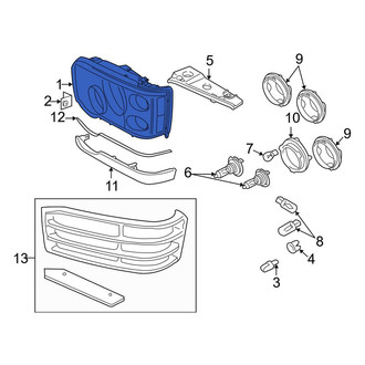 Land Rover OE - Front Right Headlight