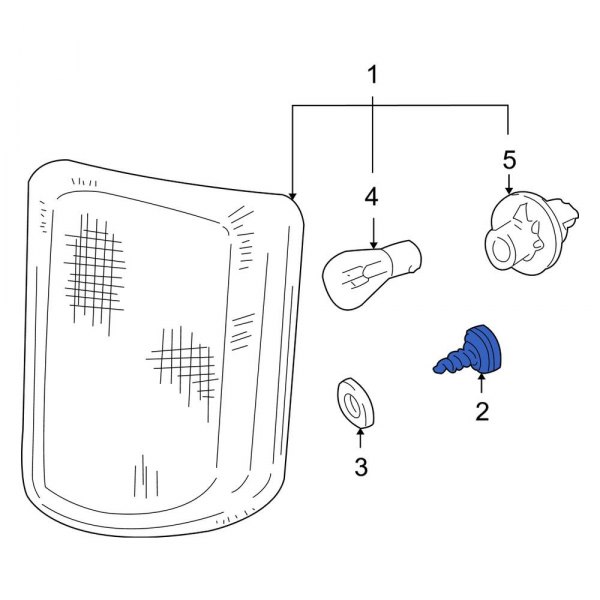 Turn Signal Light Socket Bolt