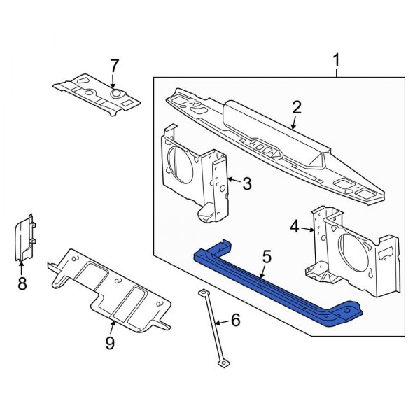 Radiator Support Tie Bar