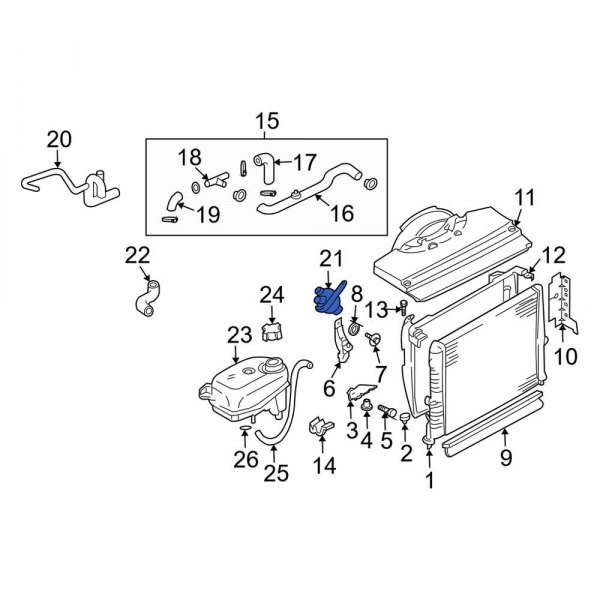 Engine Coolant Thermostat Housing