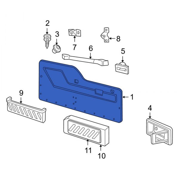 Door Interior Trim Panel