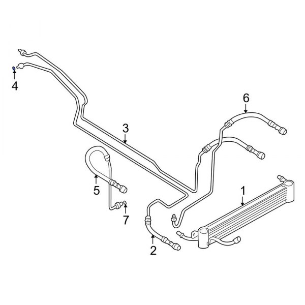 Automatic Transmission Oil Cooler O-Ring