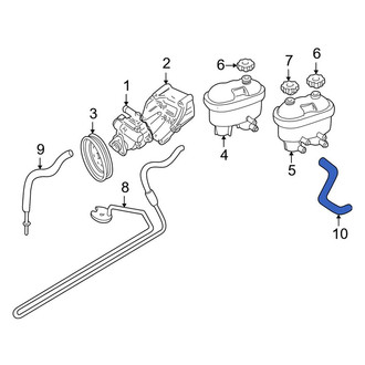 Land Rover OE - Power Steering Reservoir Hose