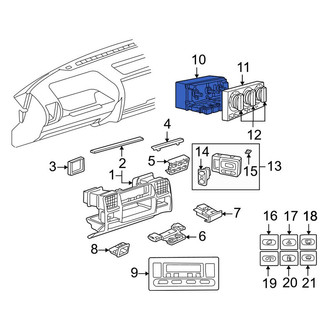 Land Rover OE - HVAC Temperature Control Panel