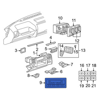 Land Rover OE - HVAC Temperature Control Panel
