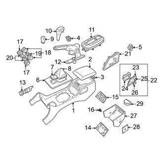 Land Rover OE - Door Window Switch Bezel Clip