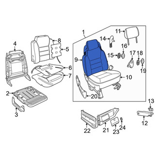 Land Rover OE - Front Seat Back Cushion Cover