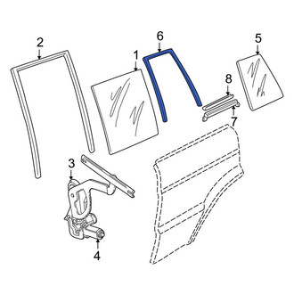 Land Rover OE - Vent Window Weatherstrip