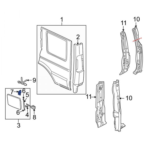 Fuel Door Latch