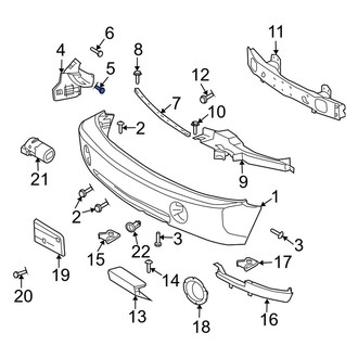 Land Rover OE - Bumper Impact Bar Bolt
