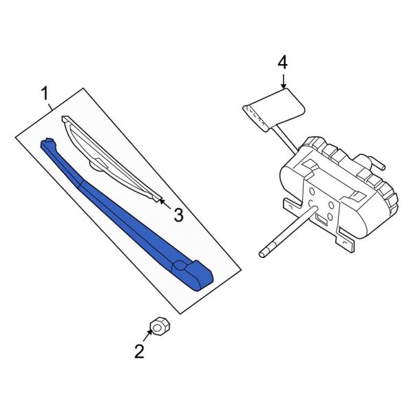 Headlight Wiper Arm