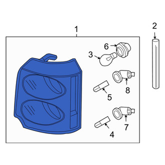 Land Rover OE - Front Left Parking Light Assembly
