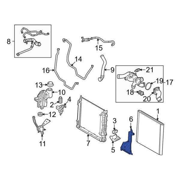 Radiator Mount Bracket