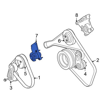 Land Rover OE - A/C Drive Belt Idler Pulley Bracket