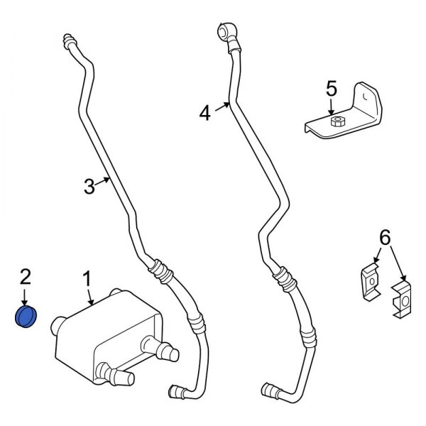 Automatic Transmission Oil Cooler Seal