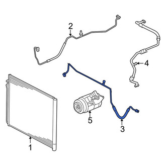 Land Rover OE - A/C Refrigerant Suction Hose