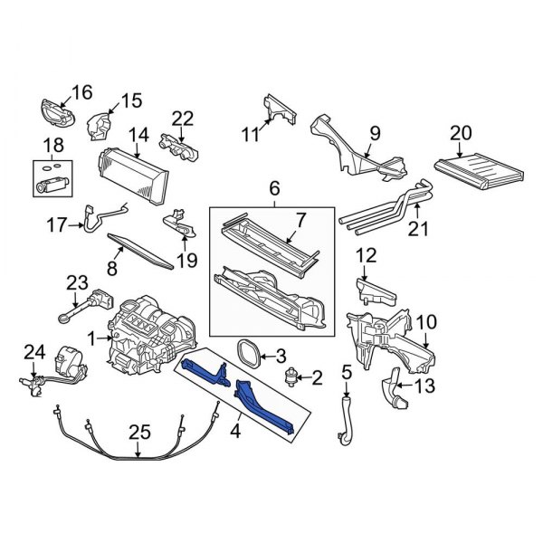 HVAC Unit Case Bracket