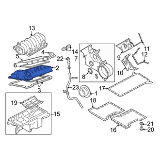 Land Rover OE - Left Engine Valve Cover
