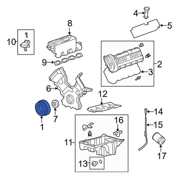 Engine Crankshaft Pulley