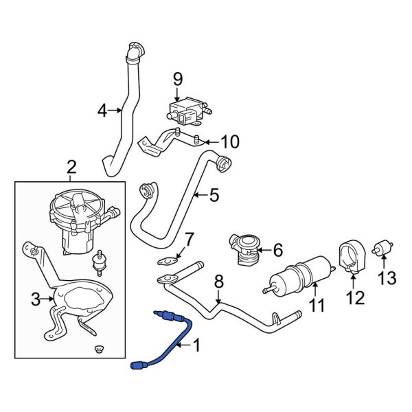 Land Rover OE MHK000210 - Front Oxygen Sensor