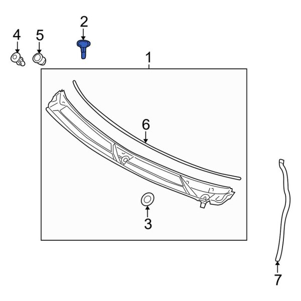 Cowl Cover Clip