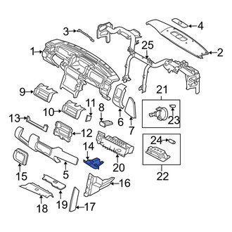 Land Rover OE - Left Outer Instrument Panel Cover