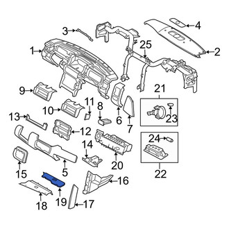 Land Rover OE - Right Lower Instrument Panel Cover