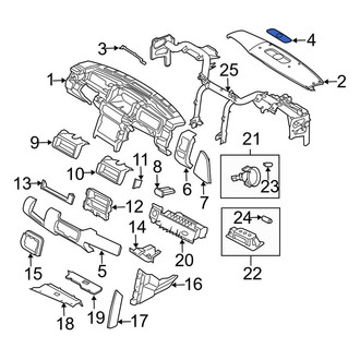 Land Rover OE - Left Outer Instrument Panel Cover