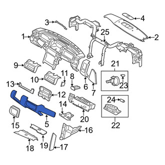 Land Rover OE - Lower Instrument Panel Pad