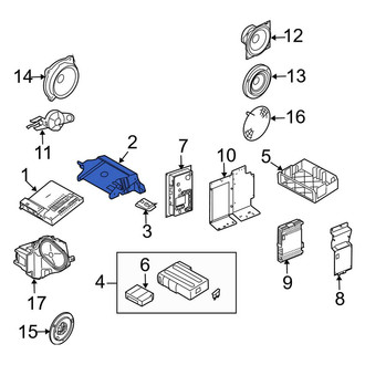 Land Rover OE - Radio Bracket