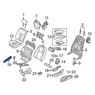 Land Rover OE - Front Left Seat Armrest