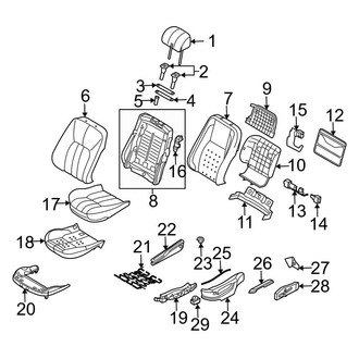 Land Rover OE - Seats & Tracks - Front Seat Components (Premium Seats)