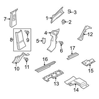 Land Rover OE - Pillars, Rocker & Floor - Interior Trim