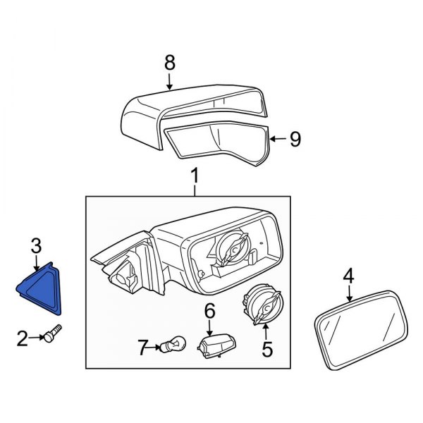 Door Mirror Seal