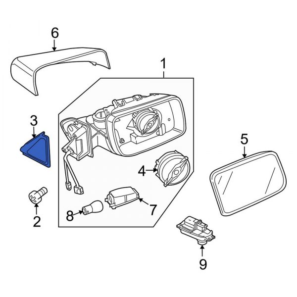 Door Mirror Seal