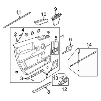 Land Rover OE - Front Door - Interior Trim