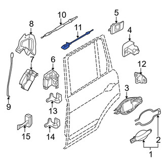 Land Rover OE - Front Inner Door Latch Cable