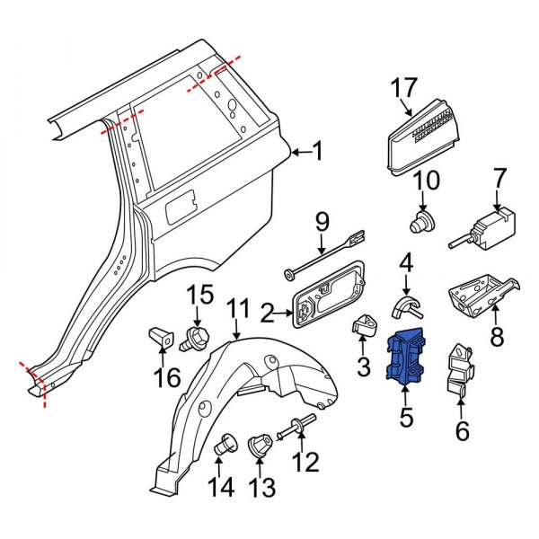 Fuel Door Hinge