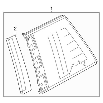 Land Rover OE - Quarter Panel - Glass