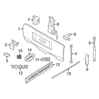 Land Rover OE - Rear Tailgate Emblem