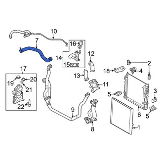 Land Rover OE - Upper Radiator Coolant Hose