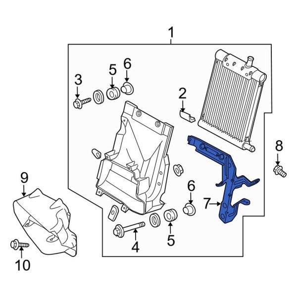 Radiator Mount Bracket