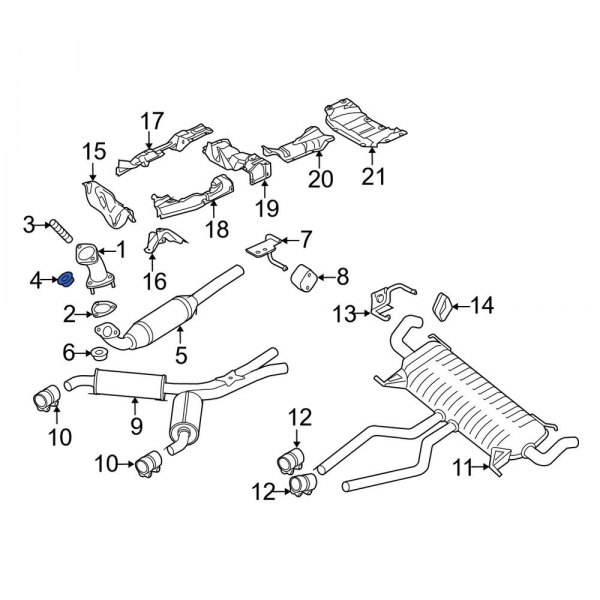 Exhaust Flange Nut