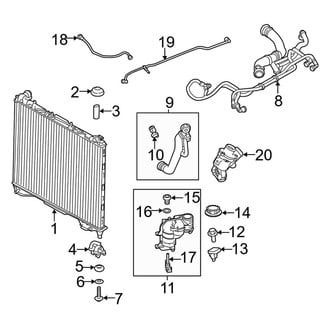 Land Rover OE - Cooling - Radiator & Components (Main)